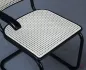 Preview: Thonet S64 V Freischwinger mit schwarzem Gestell und Wiener Geflecht gebraucht
