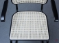 Preview: Thonet S64 V Freischwinger mit schwarzem Gestell und Wiener Geflecht gebraucht