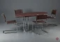 Preview: Thonet S1047 Esstisch in Mahagoni Braun ausziehbar gebraucht