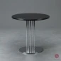 Preview: Thonet S1048 Bistro Tisch in Schwarz 78 cm - gebraucht