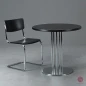 Preview: Thonet S1048 Bistro Tisch in Schwarz 78 cm - gebraucht Preview: Thonet S1048 Bistro Tisch in Schwarz 78 cm - gebraucht