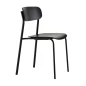 Preview: Thonet S243 Stahlrohr Stuhl in Schwarz TP29 Gestell Schwarz