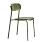 Preview: Thonet S243 Stahlrohr Stuhl Gestell Olivgrün RAL6003