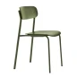 Preview: Thonet S243 Stahlrohr Stuhl Gestell Olivgrün RAL6003
