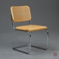 Preview: Thonet S32 Freischwinger Buche Natur mit Patina Geflecht gebraucht