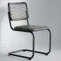 Preview: Thonet S32 Dark Melange Stuhl - Farbe Schwarz - 6 für 5 Aktion