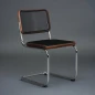 Preview: Thonet S32 N Pure Materials Nussbaum Freischwinger mit Netzgewebe Preview: Thonet S32 N Pure Materials Nussbaum Freischwinger mit Netzgewebe