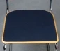 Preview: Thonet S23 P Freischwinger mit Stoff Polster Blau
