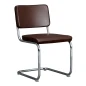 Preview: Thonet Stuhl S32 PV Leder Braun Muscat Preview: Thonet Stuhl S32 PV Leder Braun Muscat