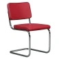 Preview: Thonet Stuhl S32 PV Leder Rosso Antico Preview: Thonet Stuhl S32 PV Leder Rosso Antico