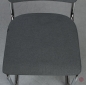 Preview: Thonet S32 PV Freischwinger Anthrazit Stoff Vollpolster gebraucht