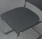 Preview: Thonet S32 PV Freischwinger Anthrazit Stoff Vollpolster gebraucht