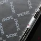 Preview: Thonet S32 SPV Freischwinger Schwarz mit Sitzpolster und Geflecht Rückenlehne gebraucht