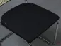 Preview: Thonet S32 SPV Freischwinger Schwarz mit Sitzpolster und Geflecht Rückenlehne gebraucht