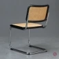 Preview: Thonet S32 Freischwinger mit Wiener Geflecht und schöner Patina gebraucht