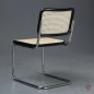 Preview: Thonet S32 Freischwinger Schwarz mit erneuertem Wiener Geflecht gebraucht Preview: Thonet S32 Freischwinger Schwarz mit erneuertem Wiener Geflecht gebraucht