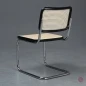 Preview: Thonet S32 Freischwinger Schwarz mit erneuertem Wiener Geflecht gebraucht Preview: Thonet S32 Freischwinger Schwarz mit erneuertem Wiener Geflecht gebraucht