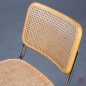 Preview: Thonet S32 V Freischwinger in Buche Natur mit Wiener Geflecht und Stützgewebe gebraucht