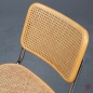 Preview: Thonet S32 V Freischwinger in Buche Natur mit Wiener Geflecht und Stützgewebe gebraucht