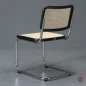 Preview: Thonet S32 V Schwarz Freischwinger mit Geflecht und Stützgewebe 2022 Preview: Thonet S32 V Schwarz Freischwinger mit Geflecht und Stützgewebe 2022