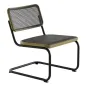 Preview: Thonet S 32 VL Dark Melange Geflecht aus Buche olivgün gebeizt