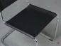 Preview: Thonet S33 Freischwinger mit erneuertem schwarzen Leder Sitzfläche Rechts Preview: Thonet S33 Freischwinger mit erneuertem schwarzen Leder Sitzfläche Rechts