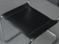Preview: Thonet S33 Freischwinger Leder Schwarz gebraucht