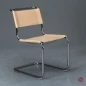 Preview: Thonet S33 Leder Beige Bauhaus Freischwinger gebraucht Preview: Thonet S33 Leder Beige Bauhaus Freischwinger gebraucht