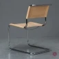 Preview: Thonet S33 Leder Beige Bauhaus Freischwinger gebraucht Preview: Thonet S33 Leder Beige Bauhaus Freischwinger gebraucht