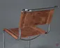 Preview: Thonet S33 Pure Materials Freischwinger mit erneuertem Büffelleder