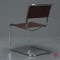 Preview: Thonet S33 Leder Braun Bauhaus Freischwinger gebraucht Preview: Thonet S33 Leder Braun Bauhaus Freischwinger gebraucht