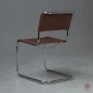 Preview: Thonet S33 Freischwinger mit braunem Leder Schokolade Preview: Thonet S33 Freischwinger mit braunem Leder Schokolade