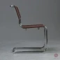 Preview: Thonet S33 Freischwinger mit braunem Leder Schokolade Preview: Thonet S33 Freischwinger mit braunem Leder Schokolade