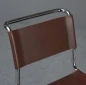 Preview: Thonet S33 Freischwinger mit braunem Leder Schokolade Preview: Thonet S33 Freischwinger mit braunem Leder Schokolade
