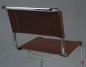 Preview: Thonet S33 Freischwinger mit braunem Leder Schokolade Preview: Thonet S33 Freischwinger mit braunem Leder Schokolade