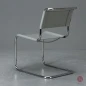 Preview: Thonet S33 Leder Grau Bauhaus Freischwinger gebraucht Preview: Thonet S33 Leder Grau Bauhaus Freischwinger gebraucht
