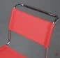 Preview: Thonet S33 N Freischwinger mit erneuertem rotem Netzgewebe gebraucht