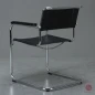 Preview: Thonet S34 Freischwinger mit neuem Kernleder in Schwarz Natur - gebraucht Preview: Thonet S34 Freischwinger mit neuem Kernleder in Schwarz Natur - gebraucht