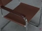 Preview: Thonet S34 Freischwinger mit neuem Kernleder in Schoko Braun - gebraucht Preview: Thonet S34 Freischwinger mit neuem Kernleder in Schoko Braun - gebraucht
