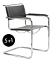 Preview: Thonet S34 Kern Leder Aktion 5+1