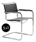 Preview: Thonet S34 Kern Leder Aktion 5+1