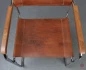 Preview: Thonet S34 Freischwinger mit braunem Büffelleder