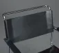 Preview: Thonet S34 Freischwinger Leder Schwarz mit Armlehnen gebraucht