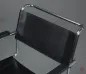 Preview: Thonet S34 Freischwinger Leder Schwarz mit Armlehnen gebraucht