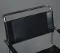 Preview: Thonet S34 Freischwinger mit schwarzem Leder gebraucht