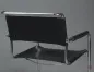 Preview: Thonet S34 Freischwinger mit schwarzem Leder gebraucht