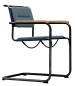 Preview: Thonet Stuhl S34 N Netz mit Polsterung Vorderansicht Preview: Thonet Stuhl S34 N Netz mit Polsterung Vorderansicht