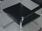 Preview: Thonet S34 Freischwinger mit schwarzem Leder um 2015 gebraucht
