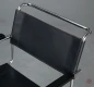 Preview: Thonet S34 Freischwinger mit schwarzem Leder um 2015 gebraucht