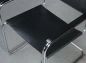 Preview: Thonet S34 Freischwinger mit schwarzem Leder um 2015 gebraucht